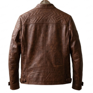 Chaqueta de Cuero para Hombre Resistente al Viento, de Alta Calidad, en Oferta, con el Mejor Diseño, Ropa Masculina - Product Image 2