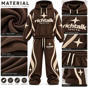 Ensemble décontracté à capuche unisexe pour homme, coupe régulière, avec pantalon à cordon de serrage, idéal pour l'hiver et le sport – Meilleure vente, qualité supérieure - Product Image 6
