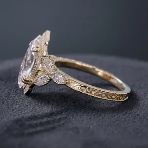 Diamant de laboratoire certifié IGI, taille marquise, 2 carats, DEF VVS, diamant synthétique CVD HPHT, pour bague de fiançailles, bijoux - Product Image 5