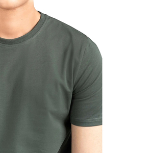 T-shirt à manches courtes pour homme, col rond, 100% coton, séchage rapide et respirant, style décontracté, livraison directe d'usine - Product Image 3