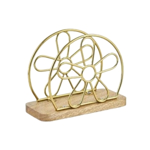 Wholesale <b>Black</b> Metal Wire Napkin Holder Custom Vintage Iron <b>Tissue</b> Dispenser <b>Paper</b> Napkin Caddy for Kitchen Counter Restaurant - Product Image 5
