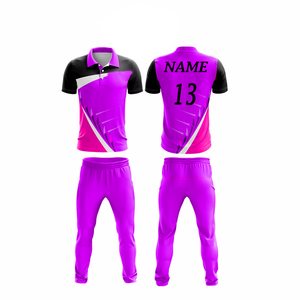Wholesale Custom Summer Breathable Printed Flag Cricket for Shirt Quick Dry 100% Polyester Unisex Short Sleeve Uniform Custom - Product Image 5