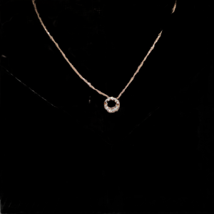 สร้อยคอจี้เพชรรูปหัวใจยอดนิยม ชุบทองคำขาว 18K สำหรับผู้หญิง เครื่องประดับสุดโรแมนติก เหมาะสำหรับใส่ทุกวัน สำหรับส่งออก - Product Image 3