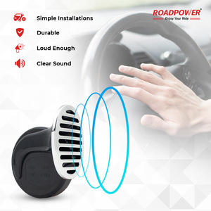ROADPOWER (RP-HO-426) Juego de bocinas para coche de 12V de doble tono, bocina eléctrica impermeable de alta potencia con bocinas de alta y baja frecuencia - Product Image 2