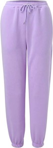 Ensemble de survêtement sportif violet pour femme, manches longues, fermeture éclair, effet délavé, design color block, tenue décontractée pour l'automne - Product Image 3