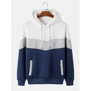 Service OEM – Nouveaux sweats à capuche streetwear pour hommes, coupe ample et épaisse, personnalisables avec logo, double couche, 100 % coton, hiver - Product Image 3