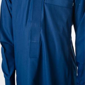 Caftán Thobe Musulmán para Niños, Hecho en Pakistán, Estilo Medio Oriente, Cuello en V, Árabe, Marroquí, Islámico, Tallas Grandes, Manga Larga - Product Image 4