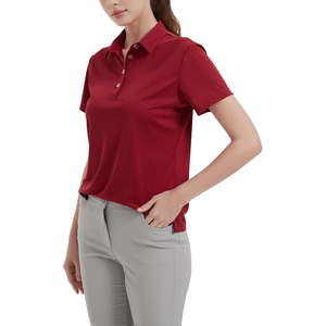 Chic <b>Women</b> <b>Polo</b> <b>Shirt</b> Short Sleeve Slim Fit Collared Top Elegant Button Detail Stylish Fashion <b>Polo</b> <b>Shirt</b> - Product Image 2