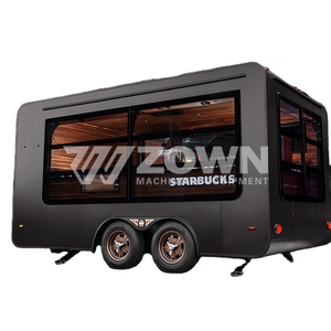 Lujoso y atmosférico móvil 220V cocina completa camión de comida con helado Pizza café Hotdog concesión remolque carro - Product Image 1