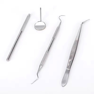 Kit de Examen Dental 3 Piezas |   Espejo para Blanqueamiento Dental, Removedor de Sarro y Pinzas |   Herramientas de Cuidado Bucal para Dentistas |   Set Profesional para Examen Dental - Product Image 4