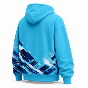 เสื้อฮู้ดดี้โอเวอร์ไซส์สำหรับผู้ชาย เสื้อผ้าสตรีทแวร์ระดับมืออาชีพ เสื้อฮู้ดดี้โอเวอร์ไซส์สำหรับผู้ชาย ผลิตจากผ้าฝ้ายคุณภาพสูง สวมใส่สบาย - Product Image 4