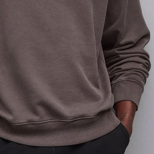 Sweat-shirt homme uni, coupe ample pour plus de confort, matière de haute qualité, prix abordable, manches longues, coupe décontractée pour l'hiver - Product Image 4