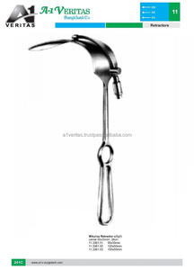 Rétracteur de qualité supérieure A-1 VERITAS Mikulicz avec porte-lumière, rétracteur réutilisable en acier inoxydable |   Kit d'instruments médicaux - Product Image 6