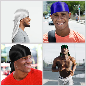 Gorro de dormir personalizado con forro de satén, gorro para la pérdida de cabello, gorro para quimioterapia, gorro de dormir de seda ajustable grande para mujer - Product Image 4