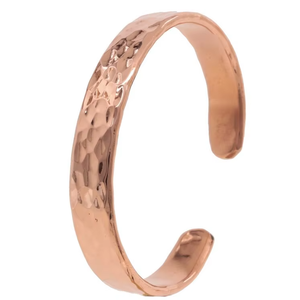 Antique Creations Luxury Hammered Copper Bracelet-Handmade Adjustable Pure Copper Bangle Customizable Size Promotional <b>Gift</b> - Product Image 5