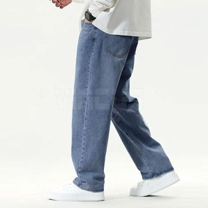 Latest Design OEM Service <b>Men's</b> Pants Comfortable Breathable Premium Quality Washed Loose Fit <b>Jeans</b> Pants <b>For</b> <b>Men</b> - Product Image 4