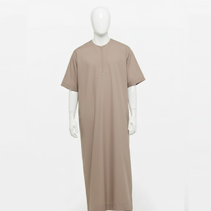 Túnica Islámica Informal de Algodón para Hombre, Talla Grande, Elegante, Cómoda, Tradicional, Transpirable, Ligera y de Lujo - Product Image 2