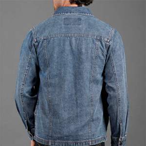 New Best Quality Denim Jacket for Men and Distressed Ripped Slim Fit Jackets and Casual Wear Denim Jacket - Product Image 2