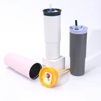 Nuevo Vaso Térmico Popular para Auto, Taza de Regalo de Acero Inoxidable con Doble Pared Aislada al Vacío, Libre de BPA, con Impresión Personalizada, 40 oz