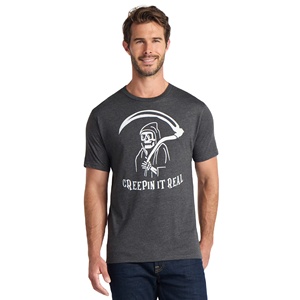 Camiseta de algodón 100% para hombre, estampada, informal, de manga corta, cuello redondo, teñida, de secado rápido, alta densidad de fibra. - Product Image 4