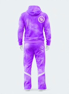 Men Winter Full Zip Hooded Joggers Sweat <b>pants</b> with Zip Pockets Jogging Warm Tactical Set Fleece <b>Lined</b> Cotton Tracksuit Set - Product Image 6