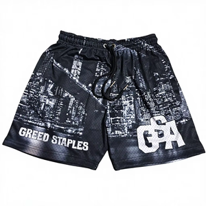 Shorts en maille pour hommes, légers, à séchage rapide, personnalisables, à bas prix, fabriqués au Pakistan, motif uni, vente en gros - Product Image 1