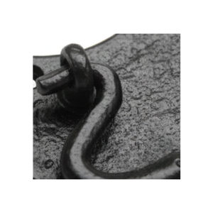 Poignée de tiroir en fonte noire de style antique, revêtement poudré pour meubles - Product Image 3