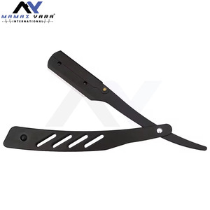 Professional Folding <b>Straight</b> <b>Razor</b> for Men Stainless Steel Manual Shaver Barber Grade Salon Shaving Tool Replaceable Blade - Product Image 1