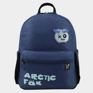 Mochila Escolar Impermeable con Diseño de Zorro Polar para Niños y Niñas, con Cremallera Antirrobo Desmontable - Product Image 1