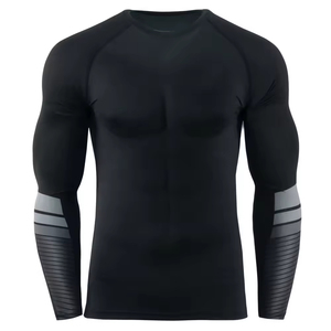 Rashguard de MMA y BJJ de Alta Calidad 2026, Manga Larga, Fabricantes OEM, con su Logotipo, Rashguard para Hombre - Product Image 1