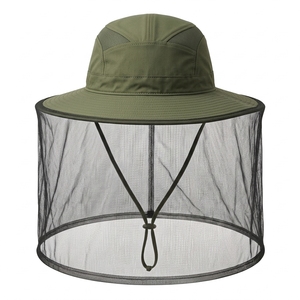 Chapeau Bob Anti-Moustiques à Large Bord Personnalisé, Protection Solaire UV, pour Activités de Plein Air, Safari, Pêche, Randonnée, Camping, OEM - Product Image 4