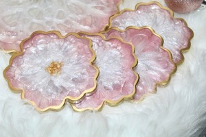 Lightweight Resin Coasters Colors for Casual Dining for Flat Restaurants & Hotels Dinner Servings - Product Image 4