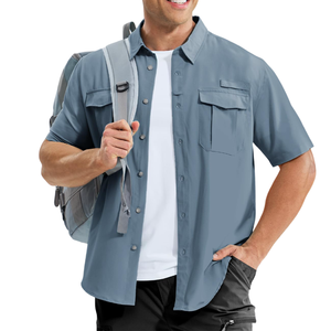 Chemises de pêche professionnelles pour hommes, à porter régulièrement, pour activités sportives, faciles à porter, vêtements d'extérieur. - Product Image 6