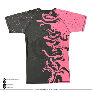 Maillot de compression personnalisé pour BJJ, respirant, séchage rapide, sublimation, MMA, grappling, entraînement, fitness, vêtements de sport, haut athlétique - Product Image 2