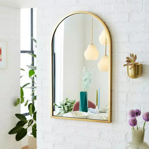 Awesome Quality New Arrival Modern Wall <b>Frame</b> Decorative Mirror Black Finished Aluminum Border Home Hotel Restaurants - Product Image 5