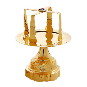 Juego de Discos y Estrellas de Latón |   Pártita de Comunión Ortodoxa con Cubierta de Estrella – DOUBLE VEE EXPORTS - Product Image 1