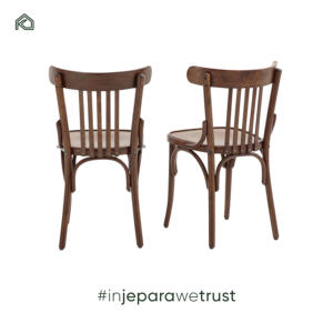 Chaise de salle à manger en bois massif au design moderne pour la maison, la cuisine ou le café-restaurant, vente en gros pour les cafés - Sakura - Product Image 5