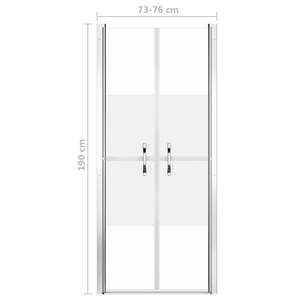 Porte de douche semi-froissée ESG, taille 29,9''x74,8'' - Product Image 5