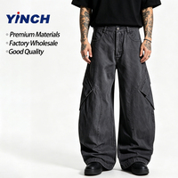 Nouveautés Layenne : Pantalons à jambes larges, style streetwear, logo personnalisé, pantalons personnalisés pour l'extérieur