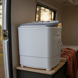 SUDEX 5KG Twin Tub Semi-Automatic Washing Machine Compact Household Use Electric Washer Dryer - Product Image 4