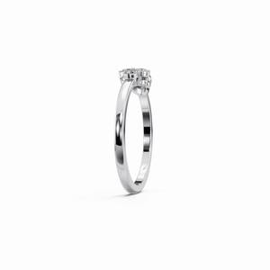 Anillo de Diamantes de Tres Piedras, Corte Marquesa, Ovalado y Pera, Anillo de Compromiso para Mujer, Ajustable, Joyería de Lujo - Product Image 2