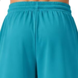 Turquoise Blue and <b>White</b> <b>Mens</b> Basketball <b>Shorts</b> Custom Logo Athletic Training Gym Sports Mesh Breathable Quick Dry Casual <b>Shorts</b> - Product Image 6