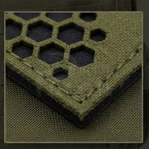 High Density Synthetic Woven <b>Patches</b> With Clean Laser Cut Edges For <b>Jackets</b> Duffel Bags Straps And Outdoor Accessories - Product Image 4
