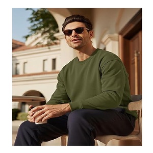 New available <b>top</b> quality Casual solid Sweatshirts Customized Design Fashionable Solid Color Stylish Sweatshirts For Men - Product Image 3