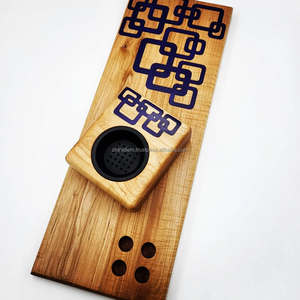 Juego de quemador Bakhoor árabe de nuevo diseño de Aura divina, soporte elegante de resina epoxi y madera para incienso, celebraciones ecológicas y regalos Premium - Product Image 3