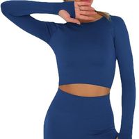 Ensemble de yoga 2 pièces : soutien-gorge de sport taille haute et leggings – Tenue d'entraînement avec tissu extensible quadridirectionnel et respirant