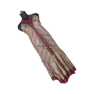 Nuevo Vestido Bohemio de Diseñador para Mujer, Estilo Boho, Hecho con Seda de Sari Reciclada, Vestido de Verano Elegante para Mujer, Vestido de Noche sin Mangas - Product Image 3