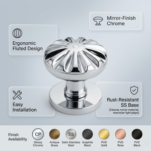 Juego de Manijas para Puerta de Alta Seguridad Hi-Safe Premium |   Acero Inoxidable Antiguo con Acabado Negro Grafito |   Herrajes de Lujo para Puertas de Diseño - Product Image 5