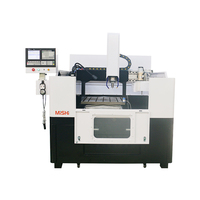 Mini routeur CNC 3 axes 6060 6090 avec cadre en fonte Syntec, demi-couverture en aluminium, moteur à roulement, haute précision pour le bois/métal