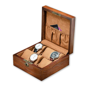 Boîte à montre en bois élégante, idéale pour un cadeau, design parfait, boîte à montre de luxe à prix abordable - Product Image 2